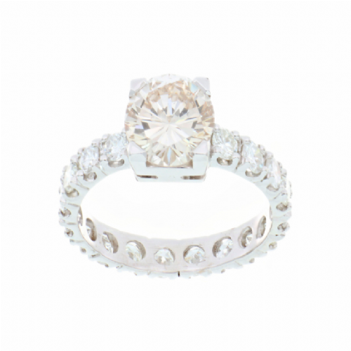  Anello in oro bianco con diamanti presso Castignoli - Orologeria e gioielleria a Monza