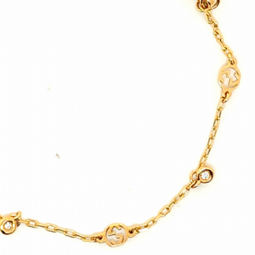  Braccialetto in oro e diamanti Gucci presso Castignoli - Orologeria e gioielleria a Monza