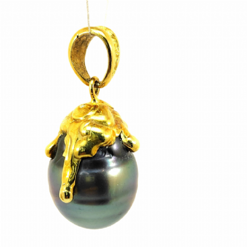  Ciondolo in oro con perla  - usato certificato  presso Castignoli - Orologeria e gioielleria a Monza
