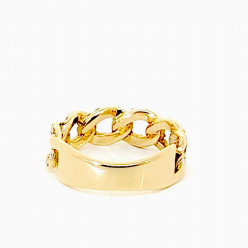  Anello in oro rosa con diamanti groumette Namuri presso Castignoli - Orologeria e gioielleria a Monza