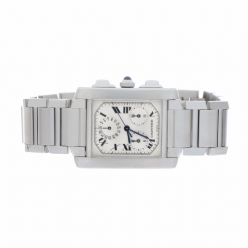 Cartier Tank Française Chronoflex presso Castignoli - Orologeria e gioielleria a Monza