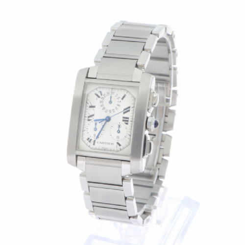 Cartier Tank Française Chronoflex presso Castignoli - Orologeria e gioielleria a Monza