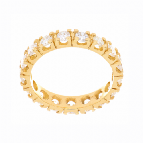  Anello eternelle in oro giallo con diamanti presso Castignoli - Orologeria e gioielleria a Monza