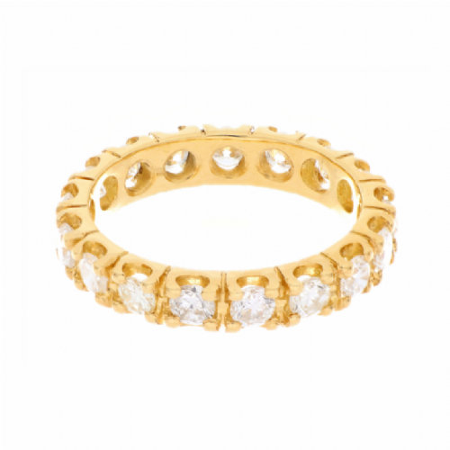  Anello eternelle in oro giallo con diamanti presso Castignoli - Orologeria e gioielleria a Monza