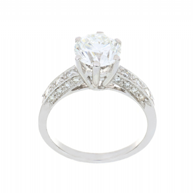  Anello in oro bianco con diamanti presso Castignoli - Orologeria e gioielleria a Monza