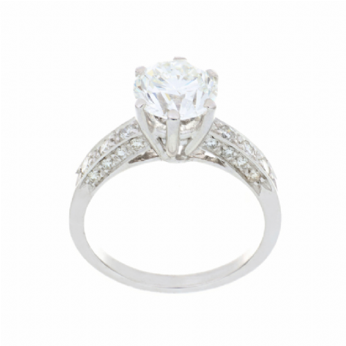  Anello in oro bianco con diamanti presso Castignoli - Orologeria e gioielleria a Monza