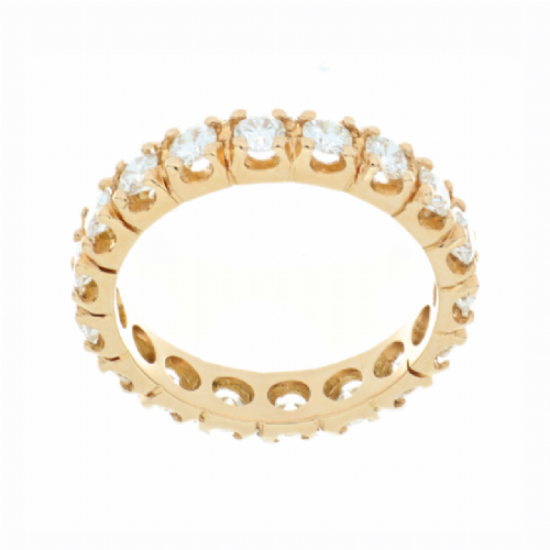  Anello eternelle in oro rosa con diamanti presso Castignoli - Orologeria e gioielleria a Monza