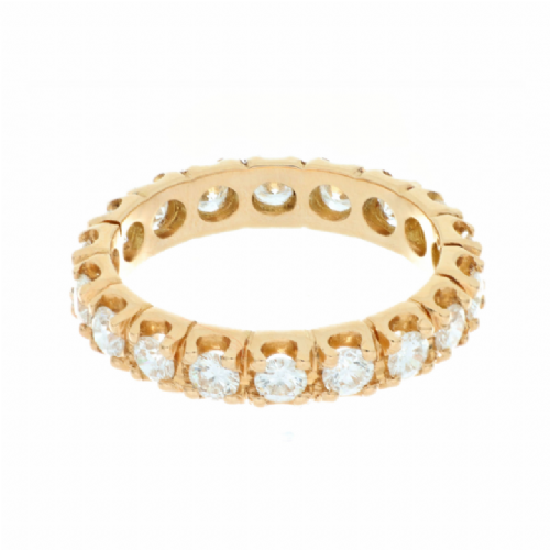  Anello eternelle in oro rosa con diamanti presso Castignoli - Orologeria e gioielleria a Monza