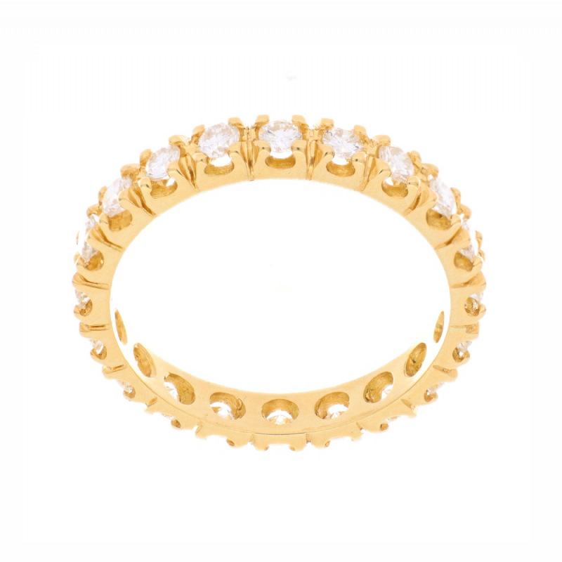  Anello eternelle in oro giallo con diamanti presso Castignoli - Orologeria e gioielleria a Monza