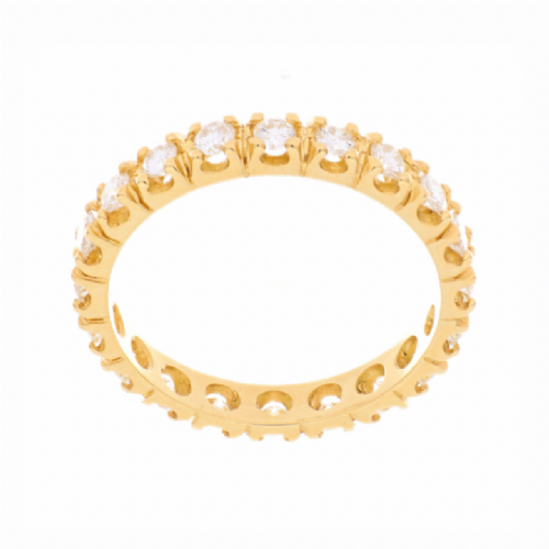  Anello eternelle in oro giallo con diamanti presso Castignoli - Orologeria e gioielleria a Monza
