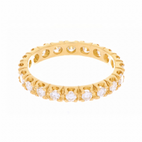  Anello eternelle in oro giallo con diamanti presso Castignoli - Orologeria e gioielleria a Monza