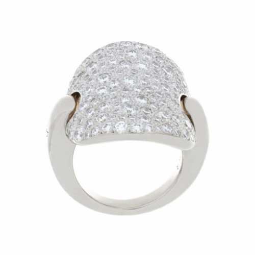  Anello Pomellato in oro bianco con diamanti presso Castignoli - Orologeria e gioielleria a Monza