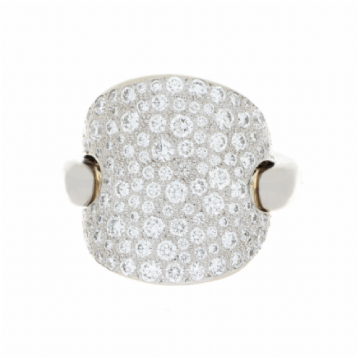  Anello Pomellato in oro bianco con diamanti presso Castignoli - Orologeria e gioielleria a Monza