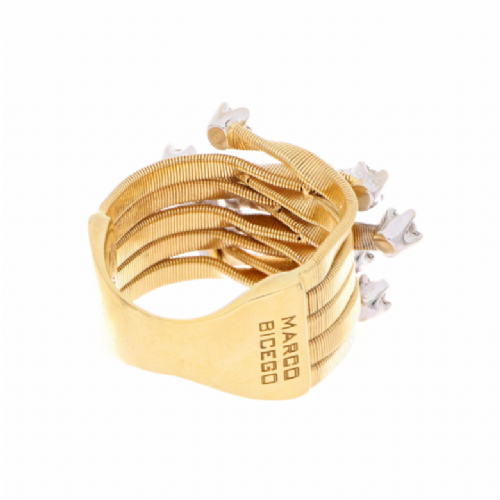  Anello Marco Biciego in oro giallo con diamanti presso Castignoli - Orologeria e gioielleria a Monza