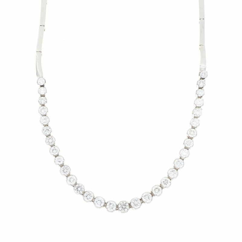  Collana in oro bianco con diamanti presso Castignoli - Orologeria e gioielleria a Monza