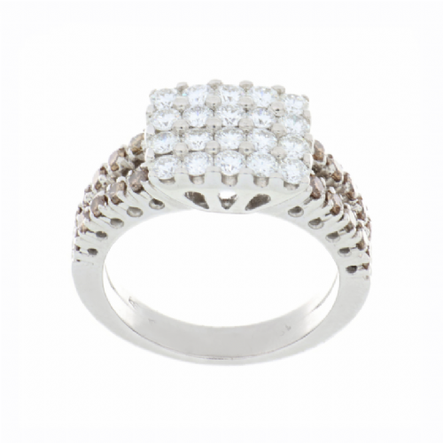  Anello in oro bianco con diamanti presso Castignoli - Orologeria e gioielleria a Monza