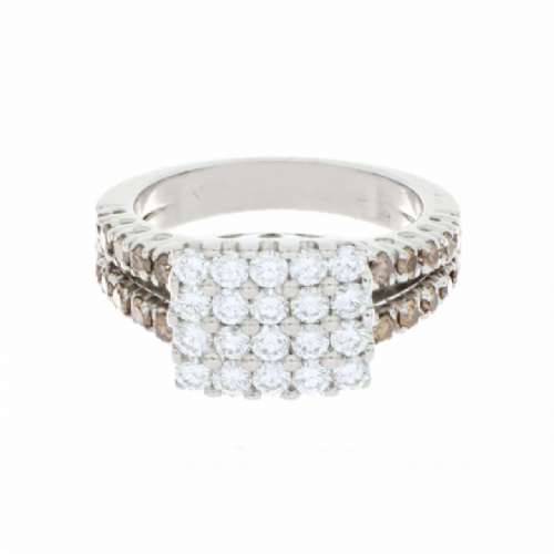  Anello in oro bianco con diamanti presso Castignoli - Orologeria e gioielleria a Monza