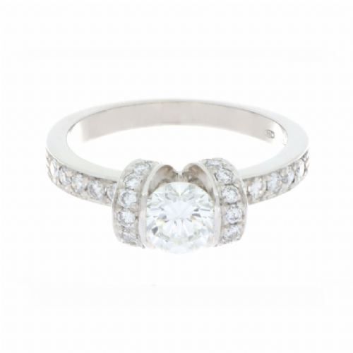  Anello in oro bianco con diamanti presso Castignoli - Orologeria e gioielleria a Monza