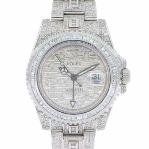 Rolex GMT-Master II full diamonds presso Castignoli - Orologeria e gioielleria a Monza