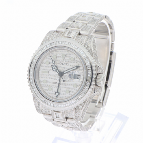 Rolex GMT-Master II full diamonds presso Castignoli - Orologeria e gioielleria a Monza