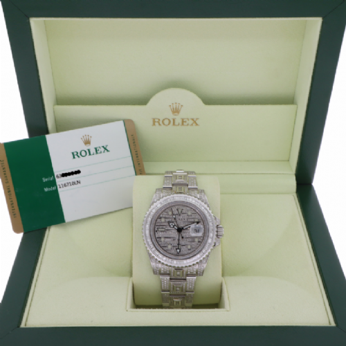 Rolex GMT-Master II full diamonds presso Castignoli - Orologeria e gioielleria a Monza