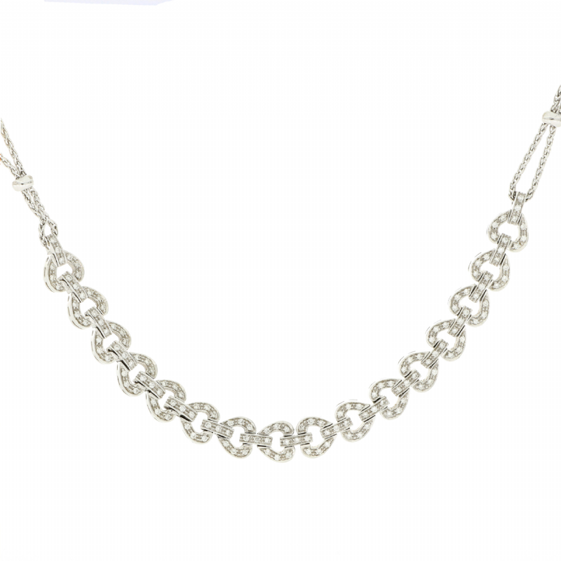  Collana in oro bianco con diamanti presso Castignoli - Orologeria e gioielleria a Monza