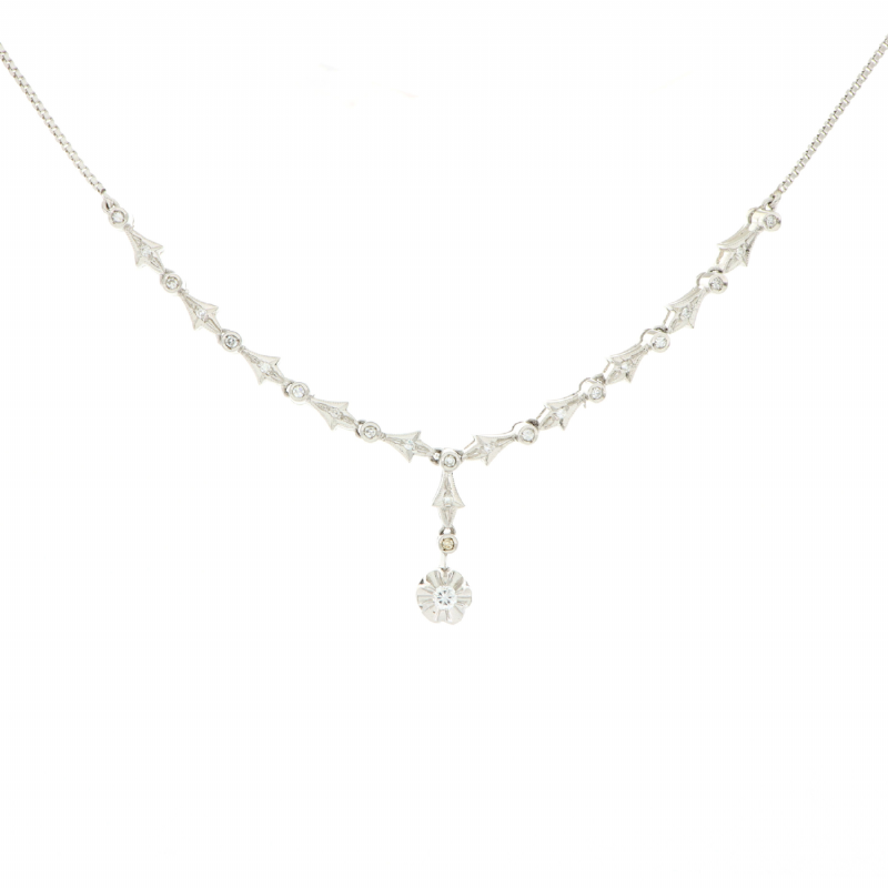  Collana in oro bianco con diamanti presso Castignoli - Orologeria e gioielleria a Monza