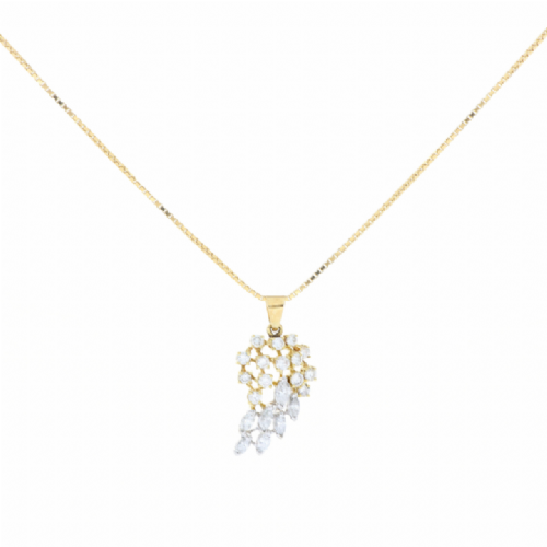  Collana in oro giallo con pendente con diamanti presso Castignoli - Orologeria e gioielleria a Monza