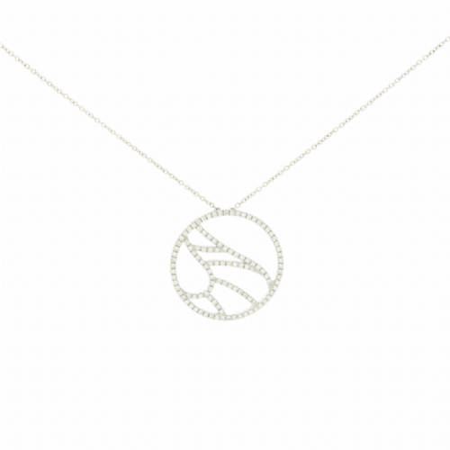  Collana Damiani in oro bianco con pendenti con diamanti presso Castignoli - Orologeria e gioielleria a Monza