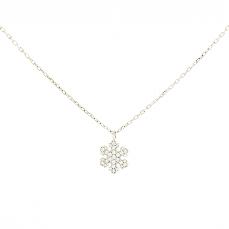  Collana Bulgari in oro bianco con pendete con diamanti presso Castignoli - Orologeria e gioielleria a Monza