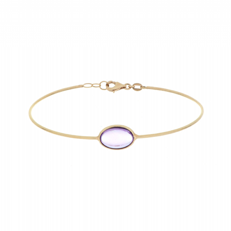 &nbsp;Bracciale in oro rosa con ametista presso Castignoli - Orologeria e gioielleria a Monza