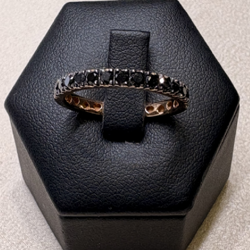 Namuri&nbsp;Anello in oro rosa con diamanti neri presso Castignoli - Orologeria e gioielleria a Monza