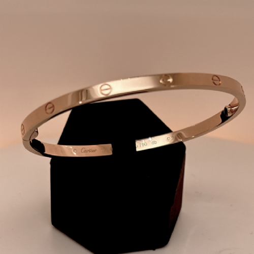 Cartier&nbsp;Bracciale a vite in oro rosa presso Castignoli - Orologeria e gioielleria a Monza