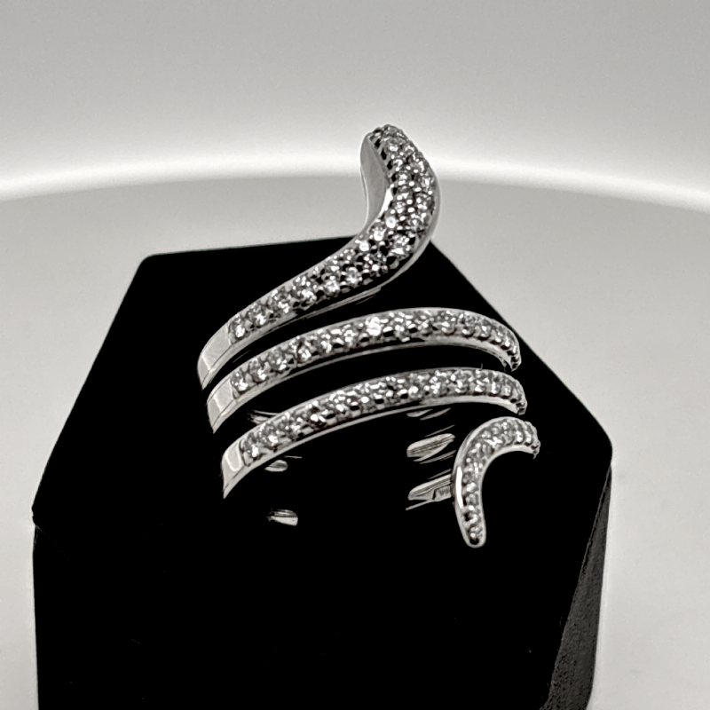 &nbsp;Anello Damiani a Spirale con diamanti presso Castignoli - Orologeria e gioielleria a Monza