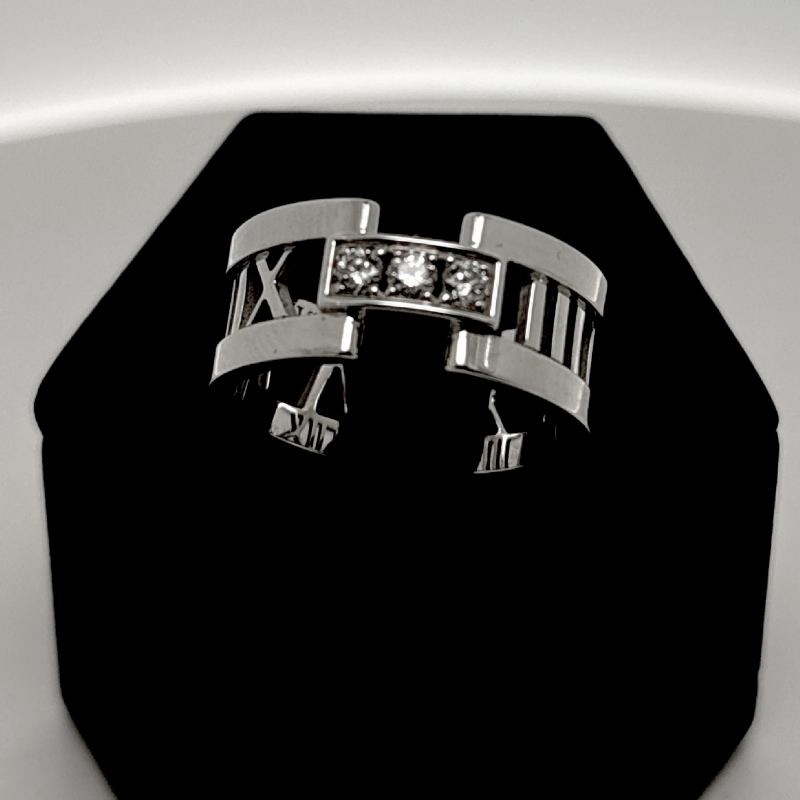&nbsp;Anello Tiffany & Co. in Oro Bianco con Diamanti presso Castignoli - Orologeria e gioielleria a Monza