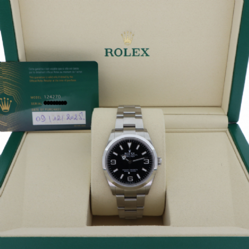 Rolex&nbsp;Explorer presso Castignoli - Orologeria e gioielleria a Monza
