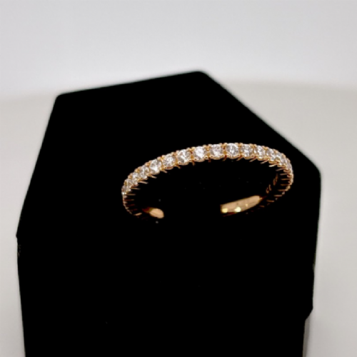 &nbsp;Fedina in oro rosa con diamanti presso Castignoli - Orologeria e gioielleria a Monza