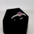 &nbsp;Anello con zaffiro rosa e diamanti halo presso Castignoli - Orologeria e gioielleria a Monza