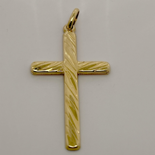 &nbsp;Ciondolo a croce in oro giallo presso Castignoli - Orologeria e gioielleria a Monza