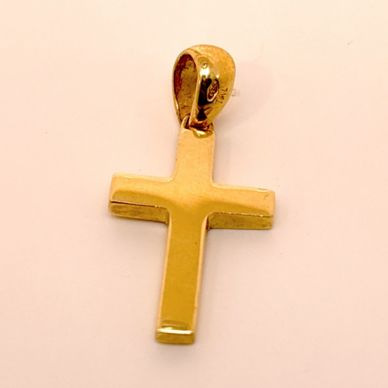 &nbsp;Ciondolo a croce in oro giallo  presso Castignoli - Orologeria e gioielleria a Monza