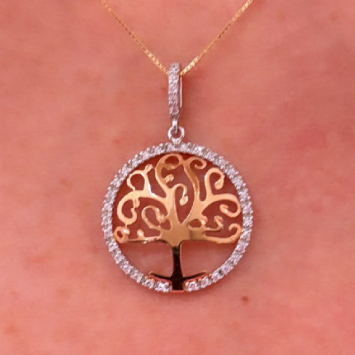 &nbsp;Ciondolo a forma di Albero della Vita presso Castignoli - Orologeria e gioielleria a Monza