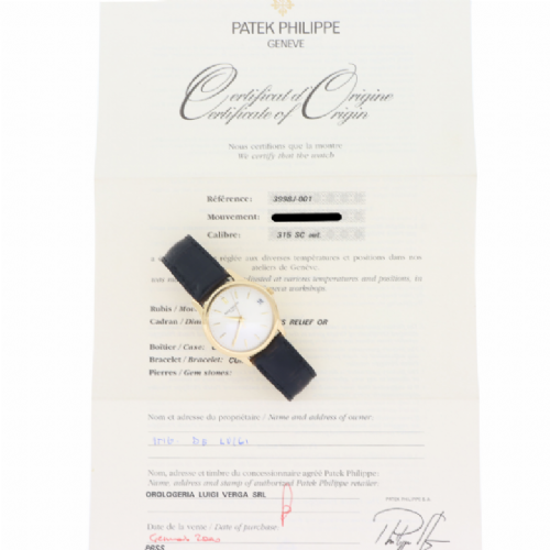 Patek Philippe&nbsp;Calatrava presso Castignoli - Orologeria e gioielleria a Monza