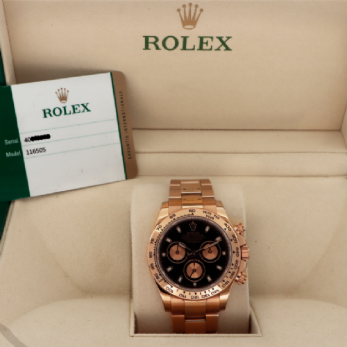 Rolex Daytona oro rosa presso Castignoli - Orologeria e gioielleria a Monza