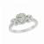  Anello in oro bianco con diamanti Princess presso Castignoli - Orologeria e gioielleria a Monza