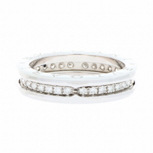  Anello Bulgari in oro bianco e diamanti presso Castignoli - Orologeria e gioielleria a Monza