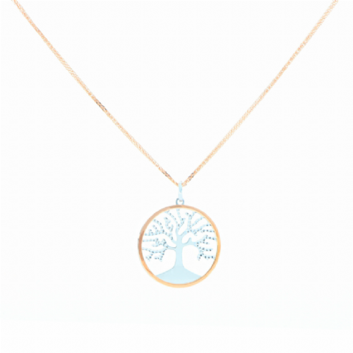  Collana albero della vita in oro rosa e bianco presso Castignoli - Orologeria e gioielleria a Monza