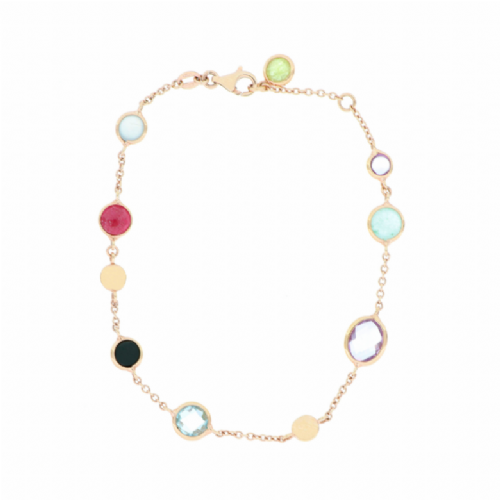  Bracciale in oro rosa e pietre miste presso Castignoli - Orologeria e gioielleria a Monza