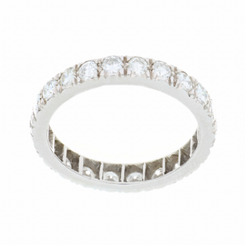  Anello in oro bianco con diamanti presso Castignoli - Orologeria e gioielleria a Monza