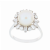  Anello in oro bianco con perla e diamanti presso Castignoli - Orologeria e gioielleria a Monza